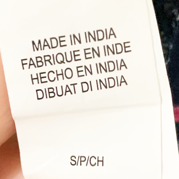 Lucky Brand Three Quarter Sleeved Rounded V-neck Floral Print Top Gathering Neck - Picture 7 of 8